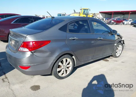 2013 Hyundai Accent Gls из США, поврежденный, VIN KMHCU4AE2DU480751